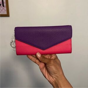 Dior Purple and Pink Women's Wallet